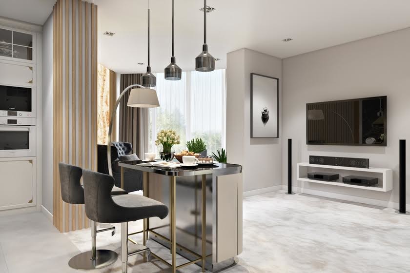 Дизайн интерьера "Строгое благородство"