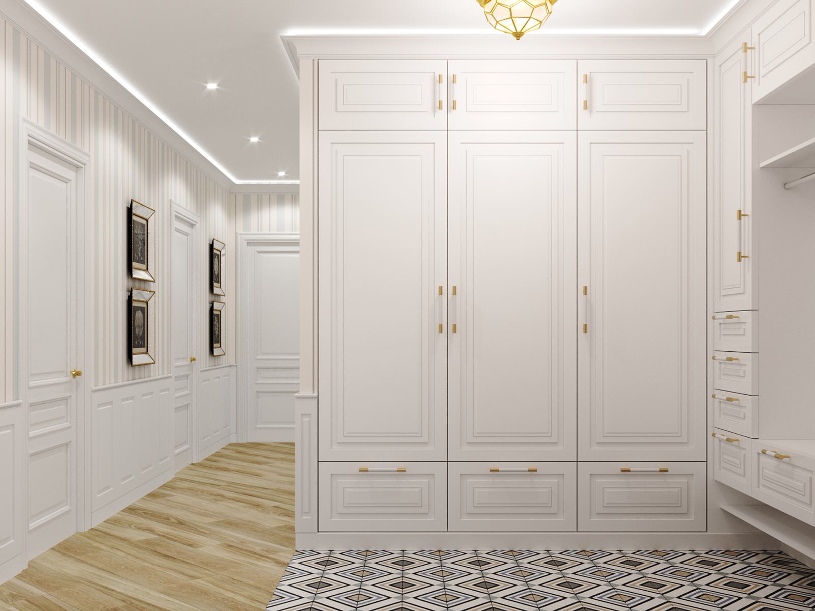 Неоклассика в интерьере - прихожая