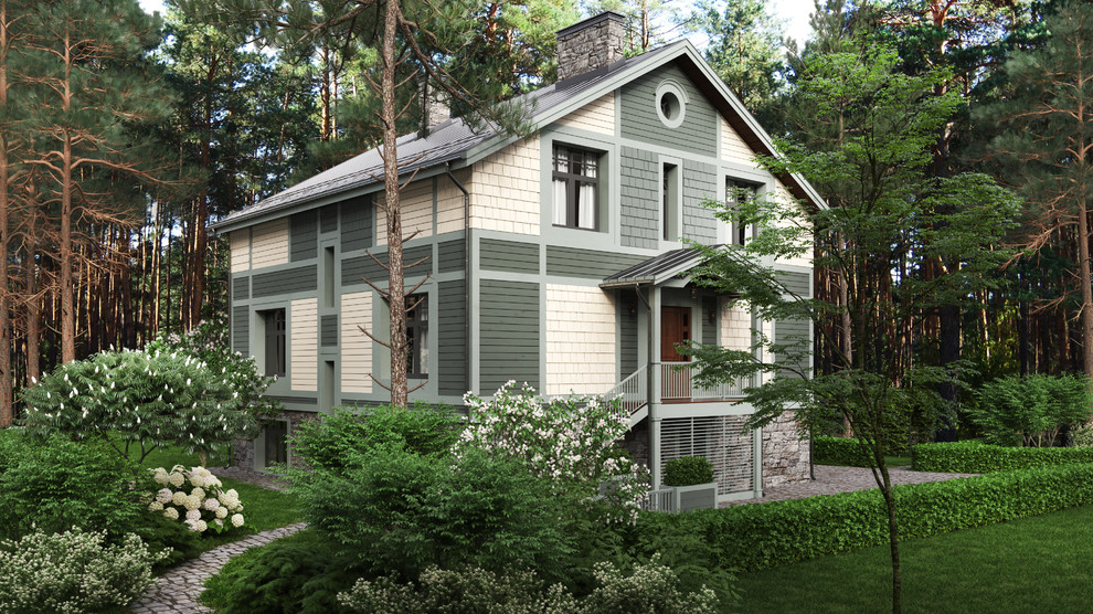 Дом и гостевой павильон на Николиной Горе