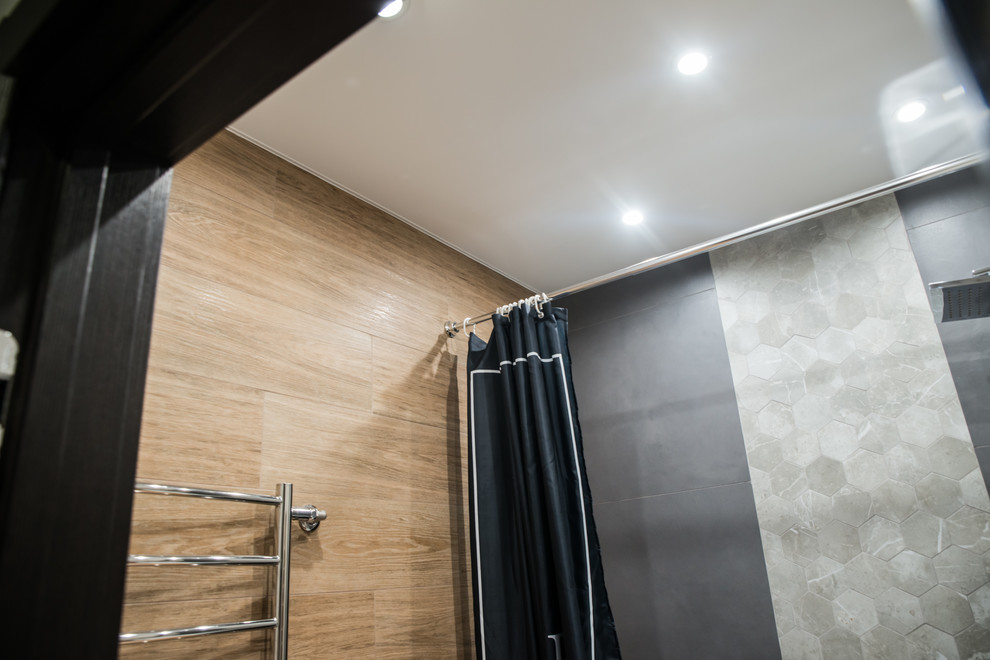 Фото реализованного проекта "Квартира для девушки в стиле лофт"