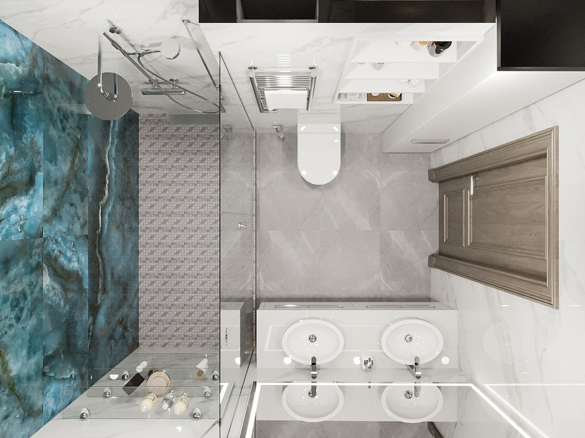 Двухэтажный дом для большой семьи