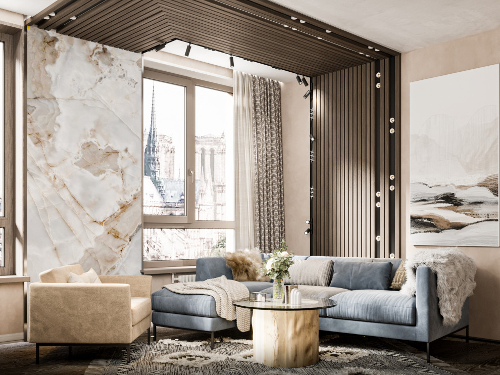 Современный стиль. 58м2