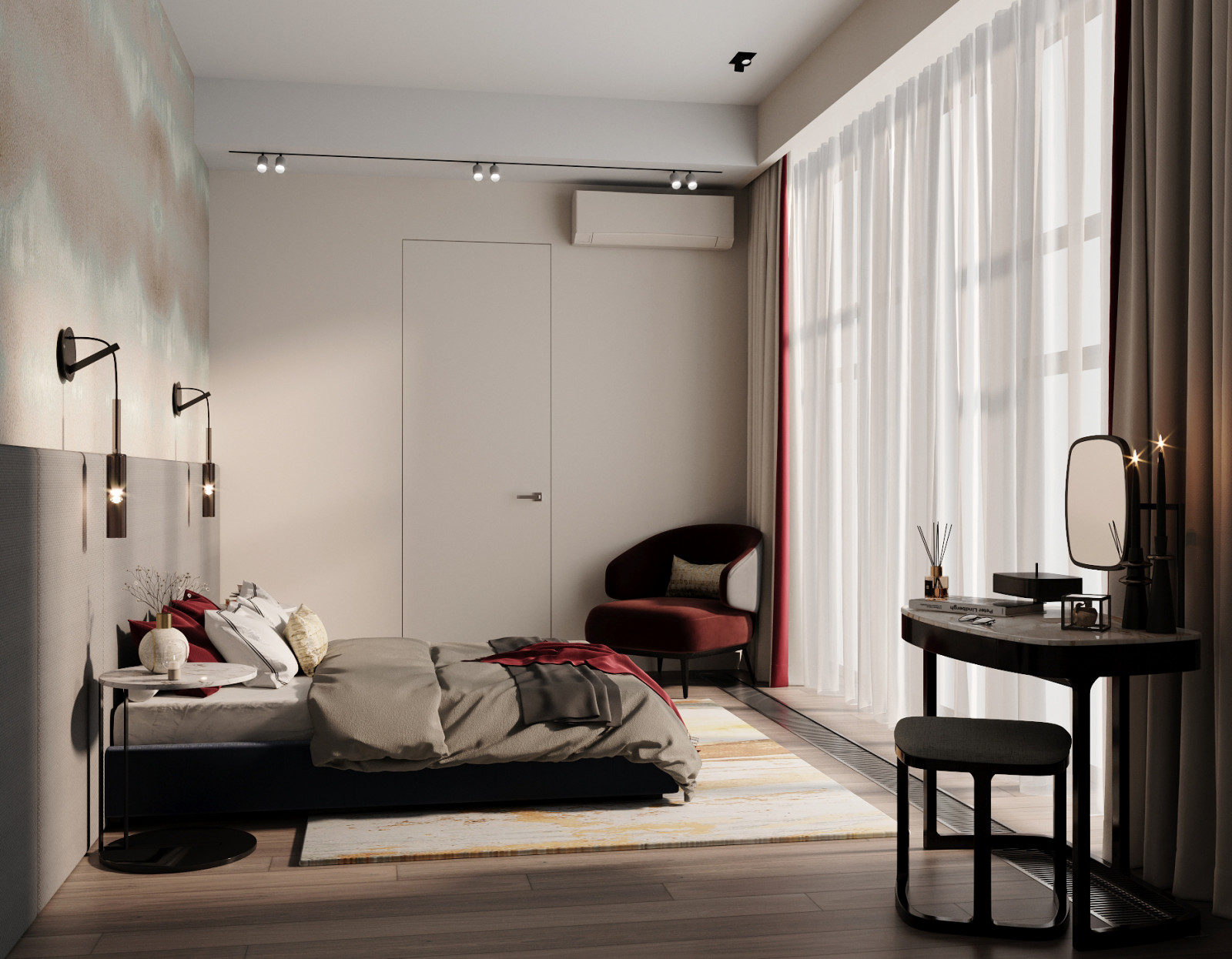 Гостевая спальня. Третий этаж.