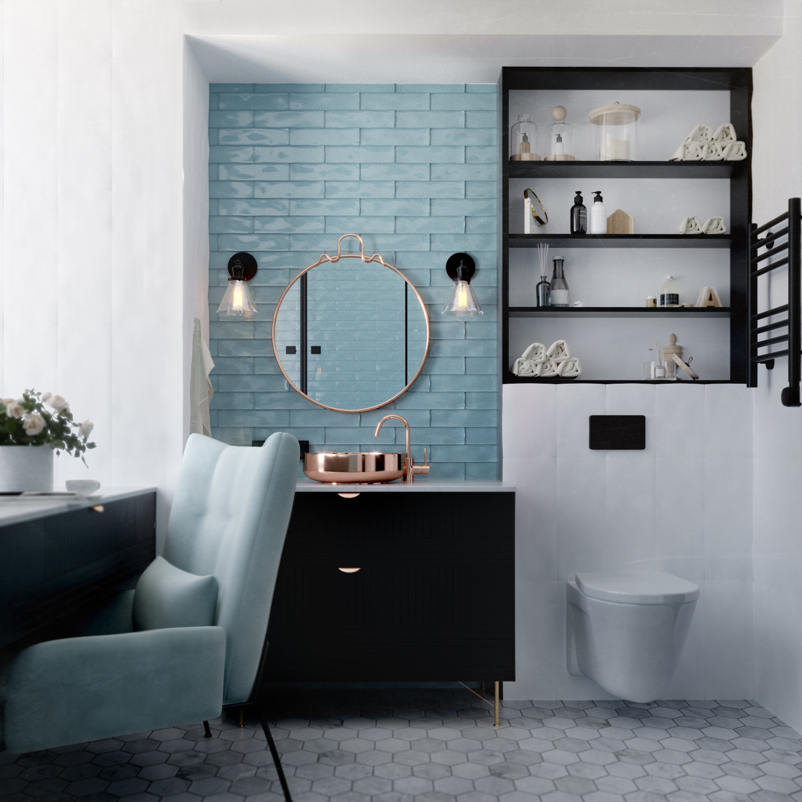 Квартира со свободной планировкой 90м2