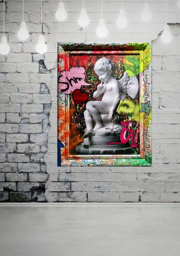 Современные картины для интерьера  в стиле Поп арт/ Граффити/ Стрит арт Акрилом