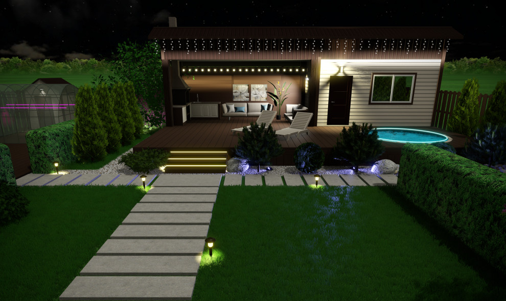 Проект участка 8 соток Новосибирск