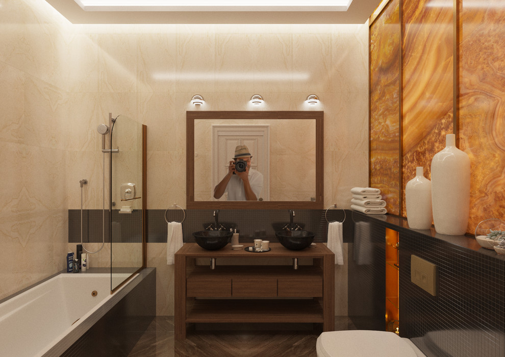 Обложка проекта: Ванная в стиле хайтек