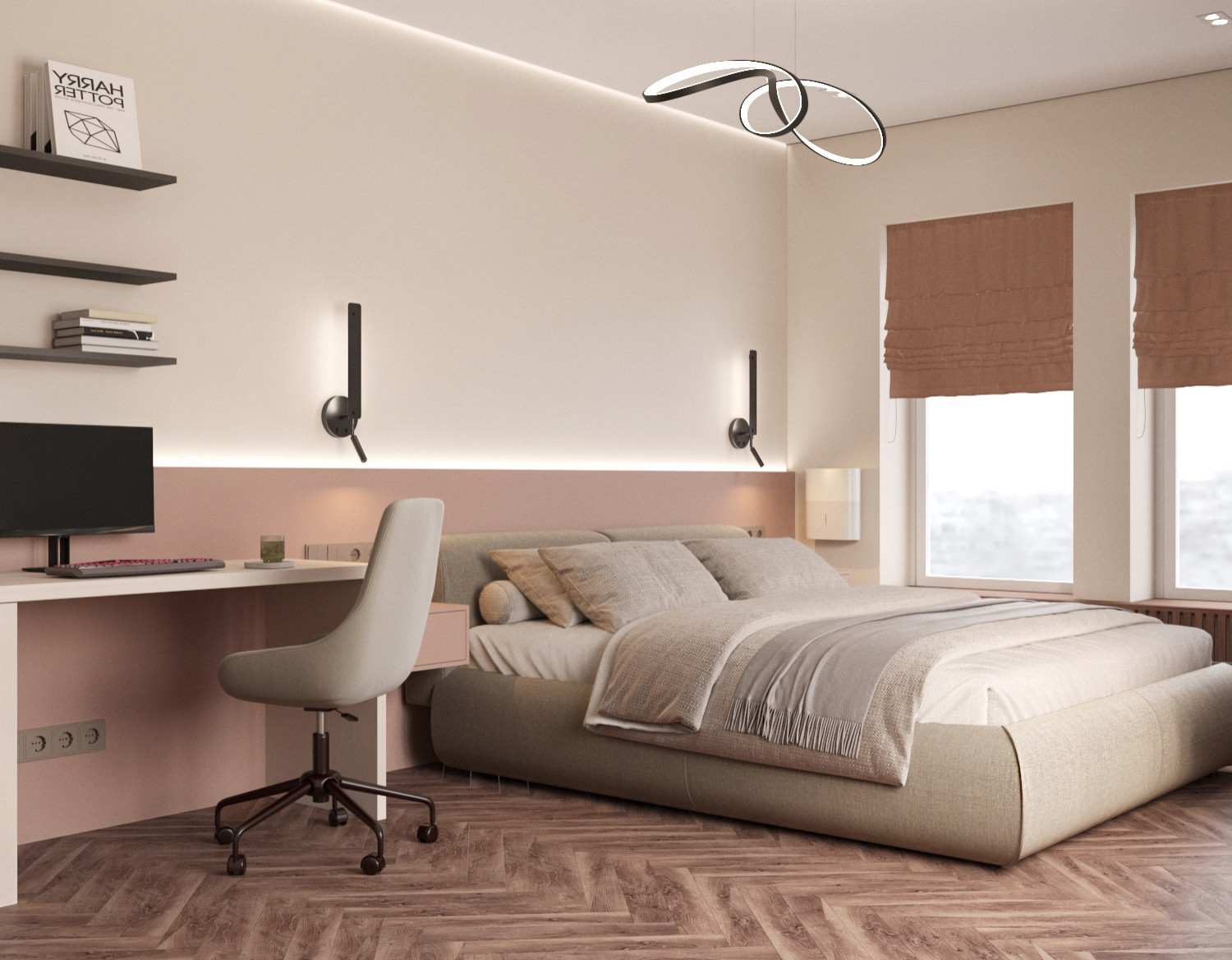 Дизайн-проект для семьи с двумя  маленькими детьми