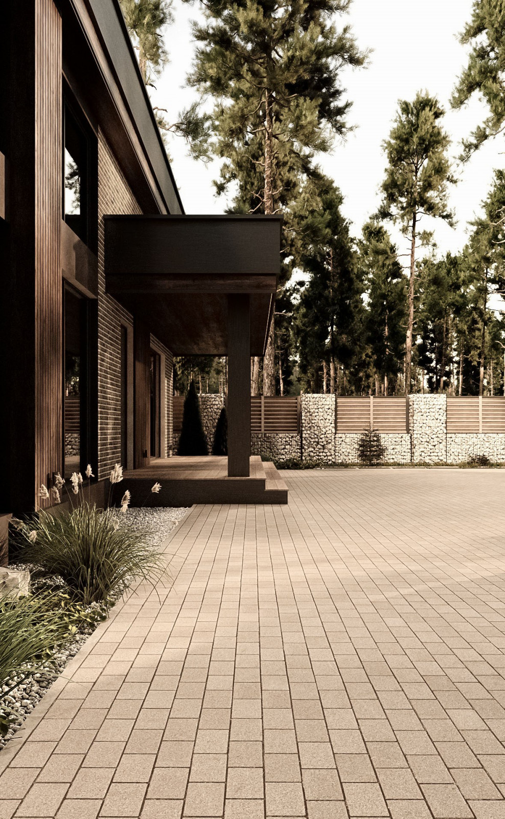 Фасады частного дома в Санкт-Петербурге