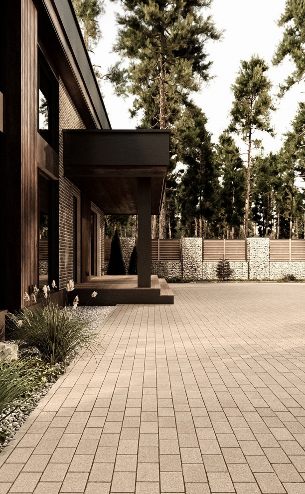 Фасады частного дома в Санкт-Петербурге