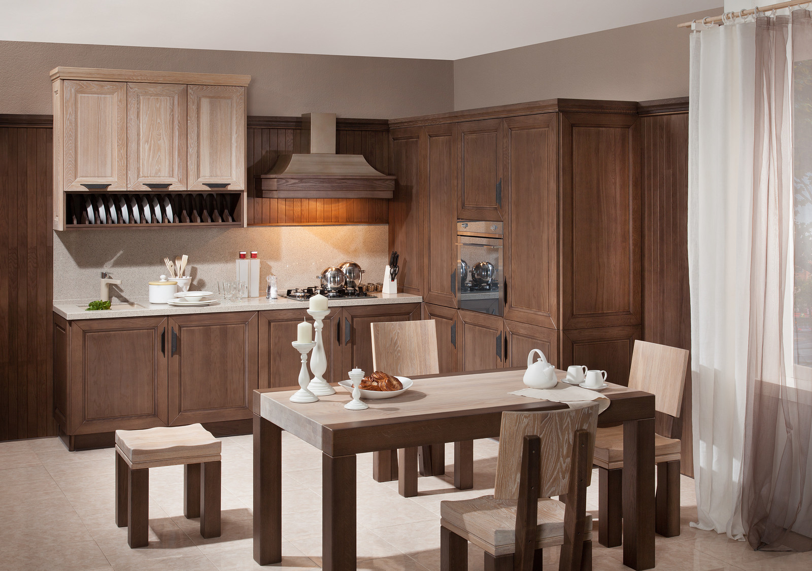 Кухонный гарнитур "Агата" дуб