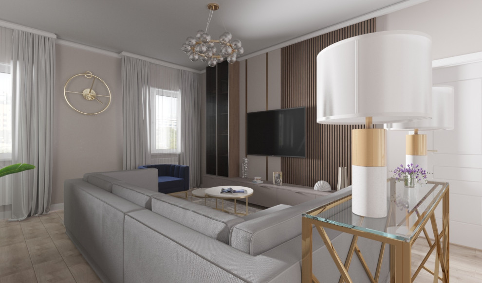 Обложка проекта: Гостиная в современном стиле