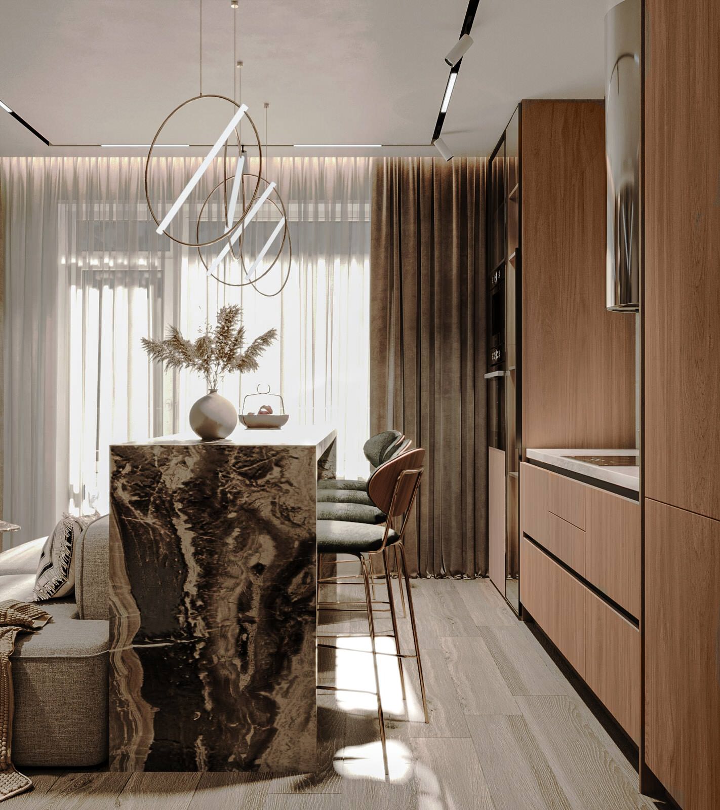 ЖК Pulse Premier 80м2., проект 2023г.