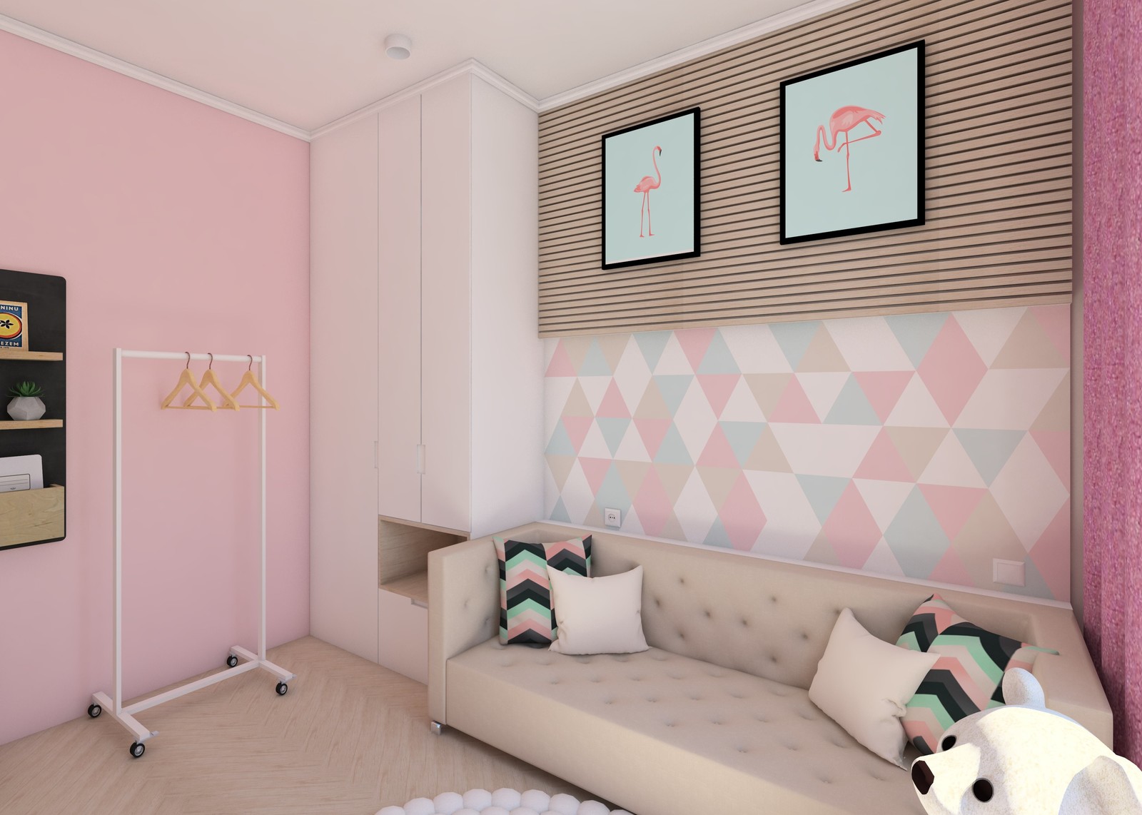 Обложка проекта: Детская "Фламинго"