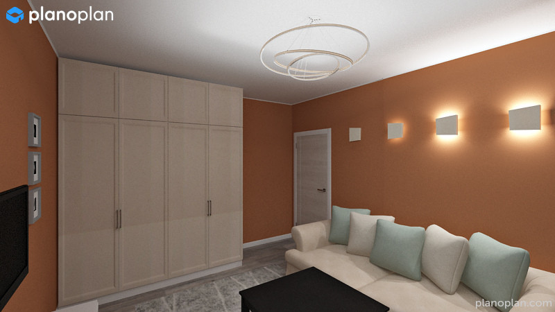 4хкомнатная квартира для молодой семьи с кабинетом в кладовке