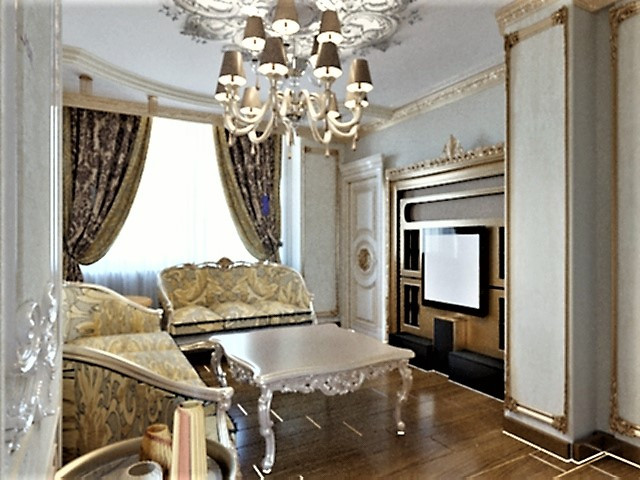 Обложка проекта: квартира в викторианском стиле