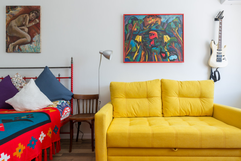 Этническая спальня-гостиная 18 кв.