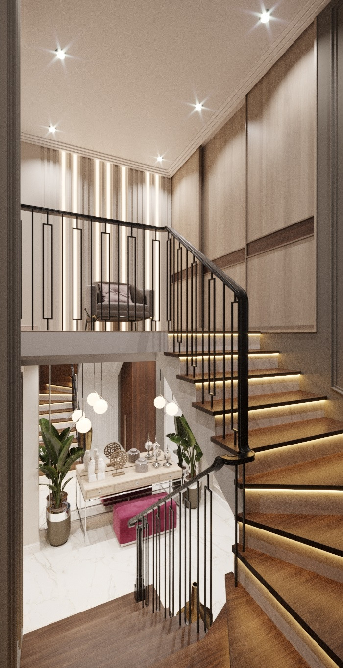 Дизайн-проект двухуровневой квартиры в Севастополе