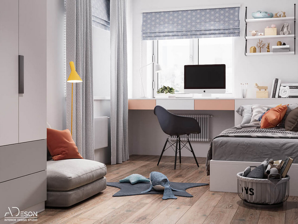 Бетон и дерево