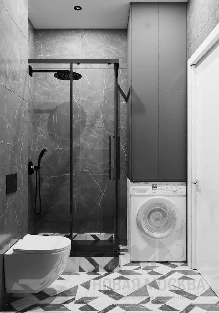 Дизайн-проект двухкомнатной квартиры 64 кв.м в ЖК «Скандинавия»