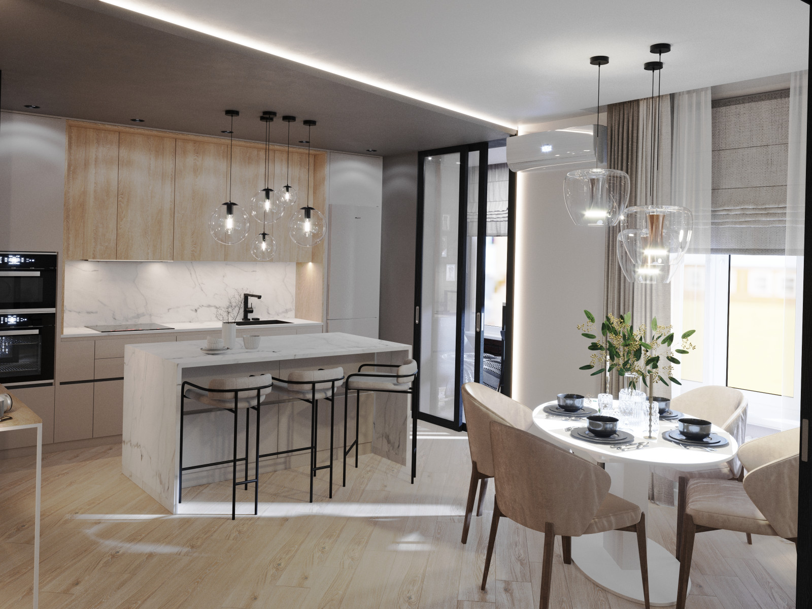 Обложка проекта: Дизайн интерьера квартиры 70 м2