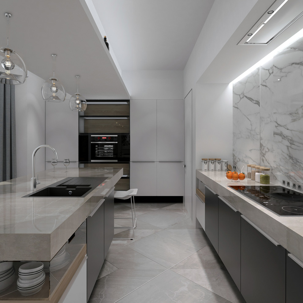 Дизайн-проект трехкомнатной квартиры в современном стиле г.Иркутск