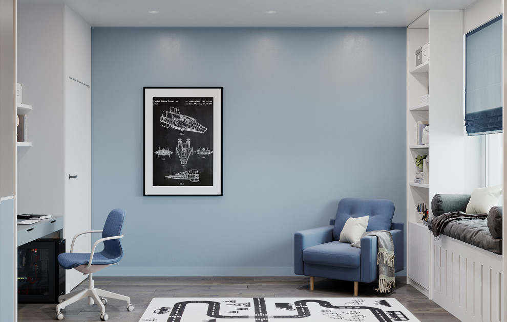 Яркая квартира для большой семьи