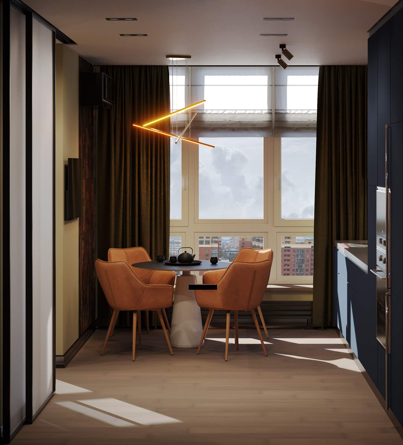 Обложка проекта: Дерзкая квартира с акцентами (проект)