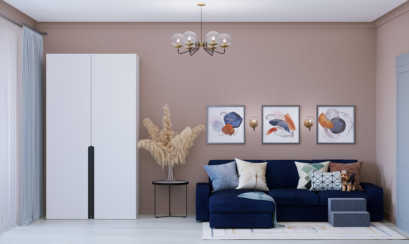 Дизайн двухкомнатной квартиры в современном стиле