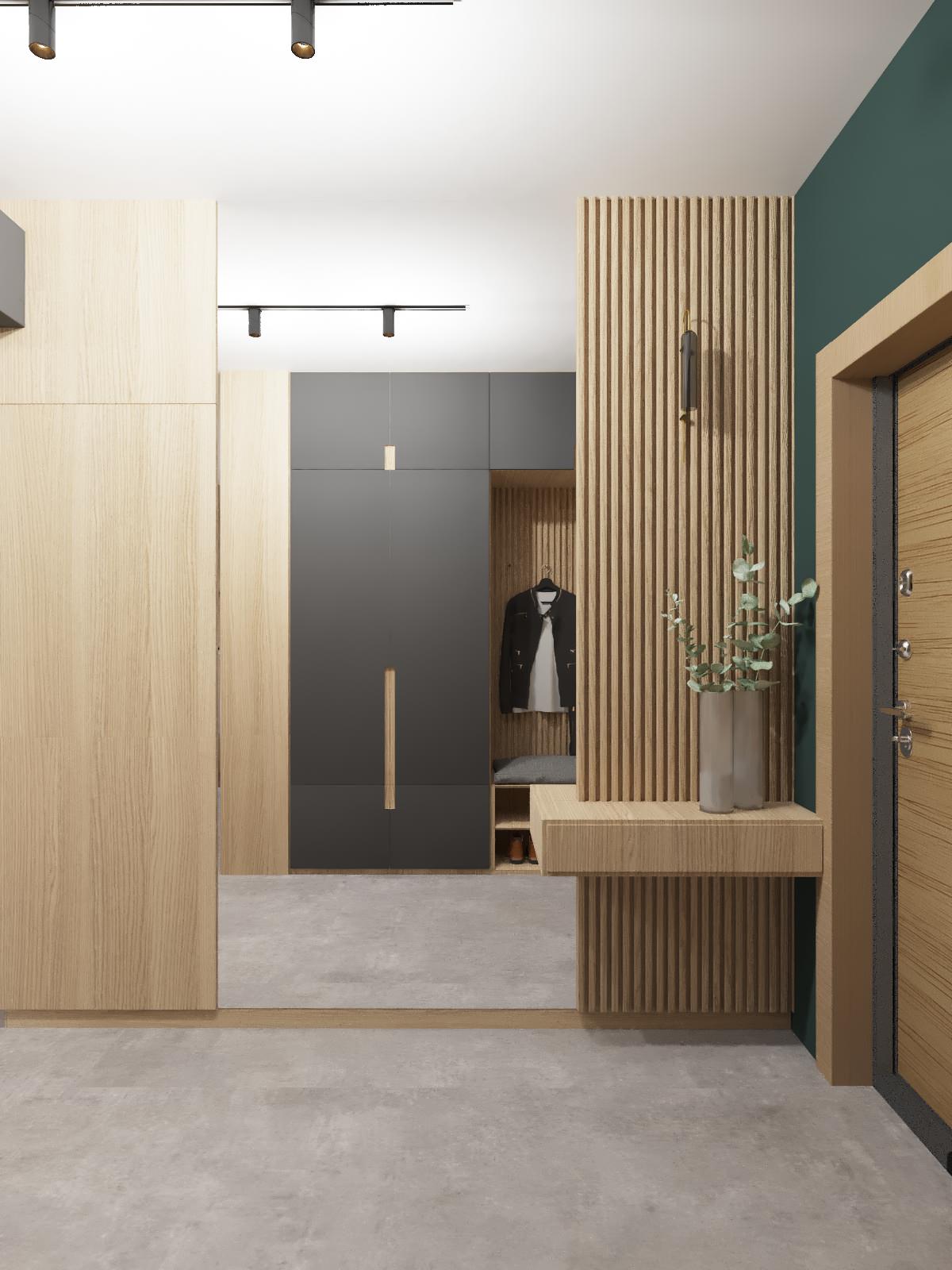 Лофт с абстракцией