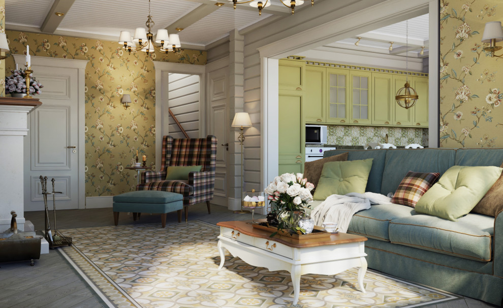 Обложка проекта: Дом из клееного бруса.