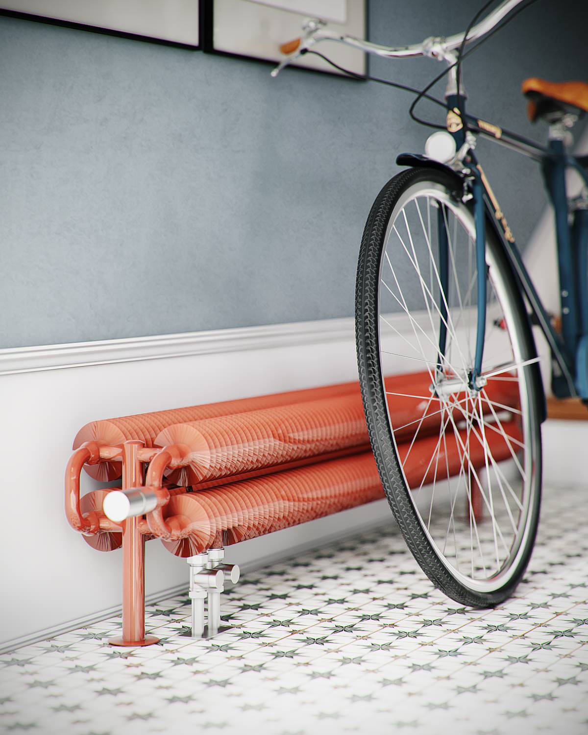 Обложка проекта: Проект с дизайн радиатором Terma Ribbon