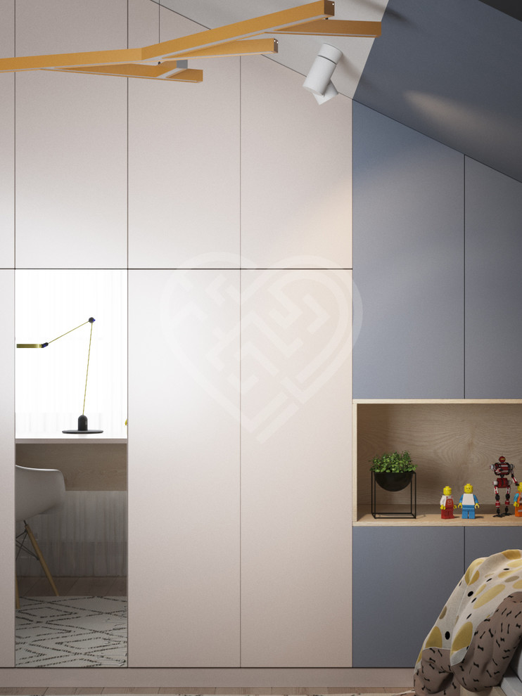 Дизайн интерьера дома из клеёного бруса в Подмосковье