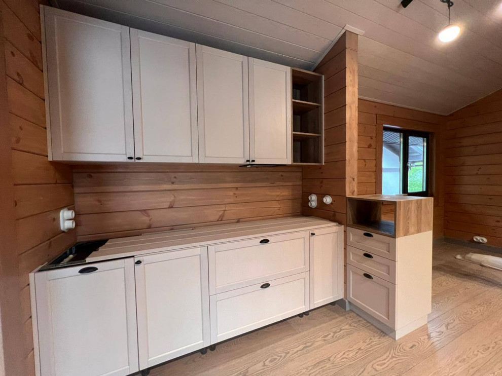 Баня с беседкой