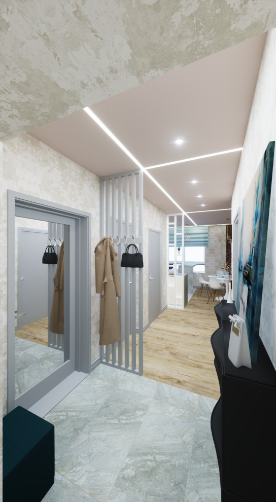 Дизайн 3-х комнатной квартиры в современном стиле.