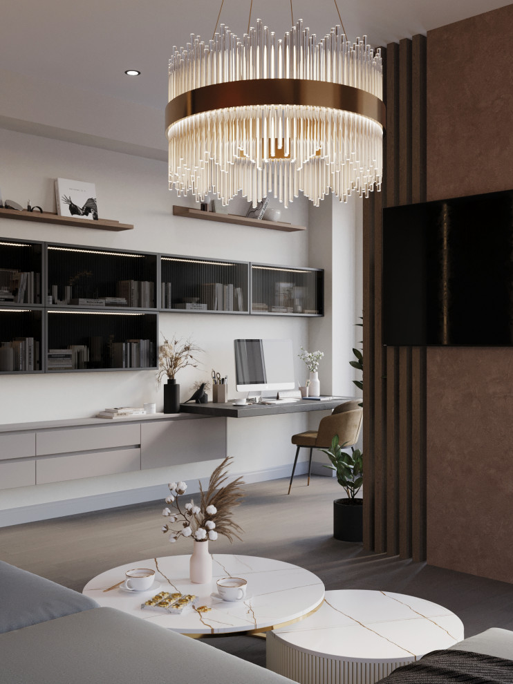 Современный проект квартиры 116 м² для семейной пары