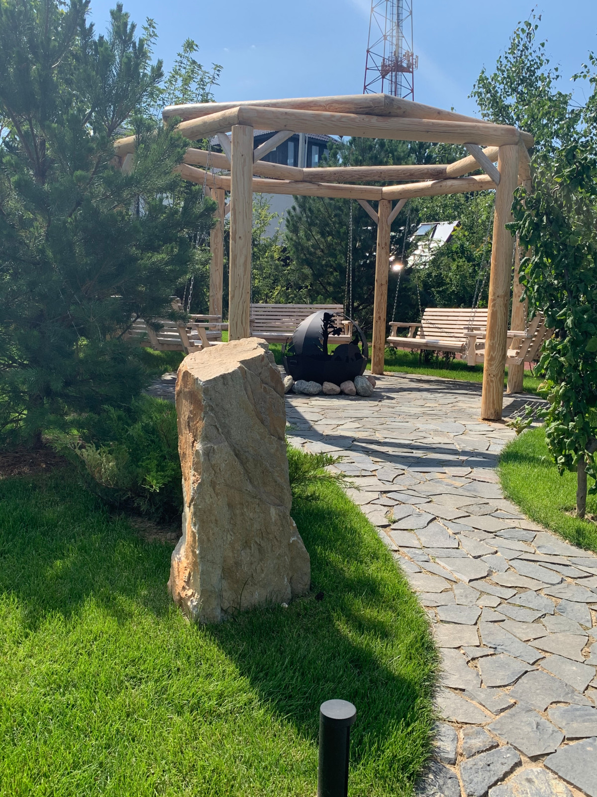 Территория удовольствий.Частный сад.