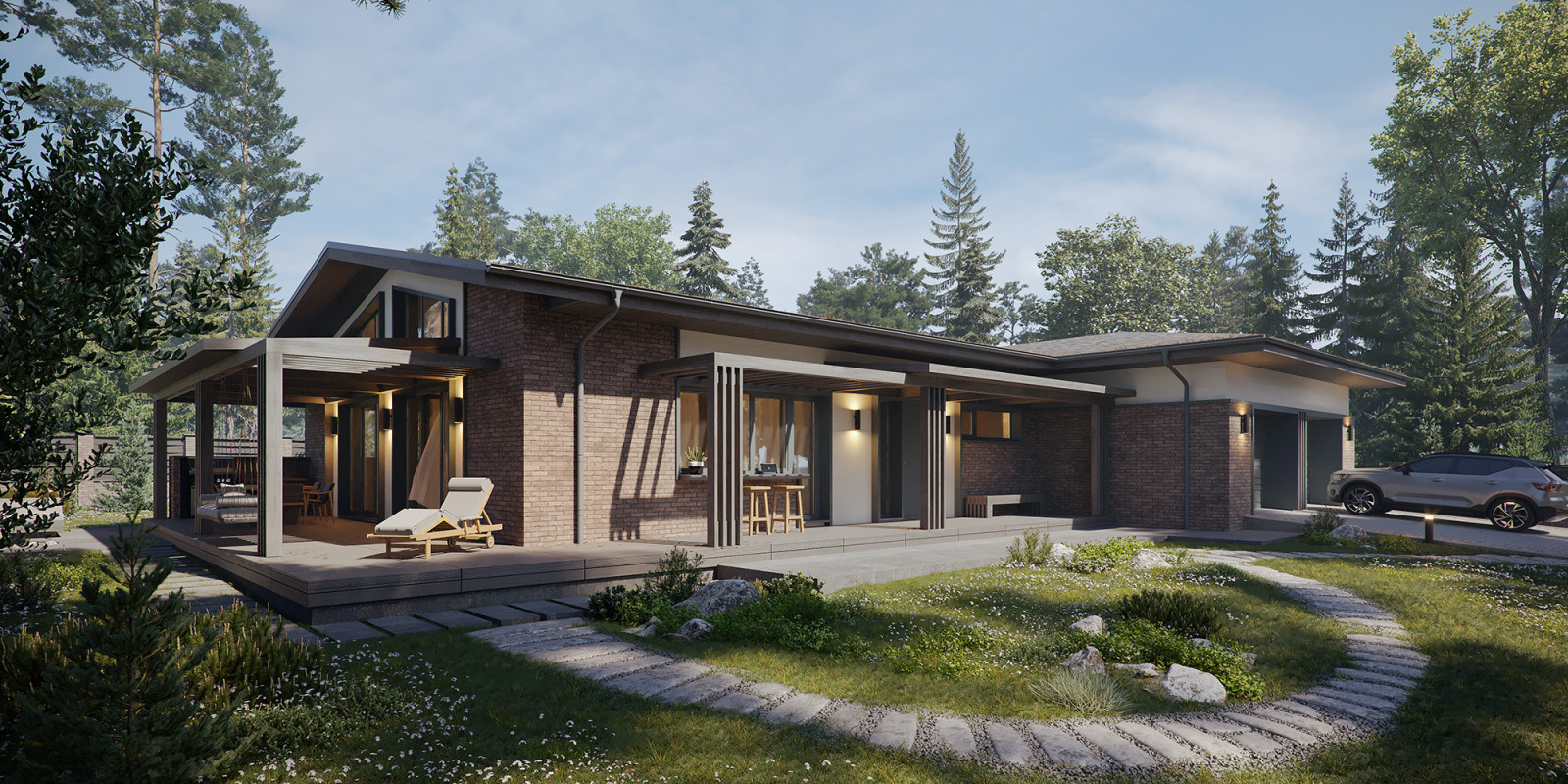 Одноэтажный стиль жизни