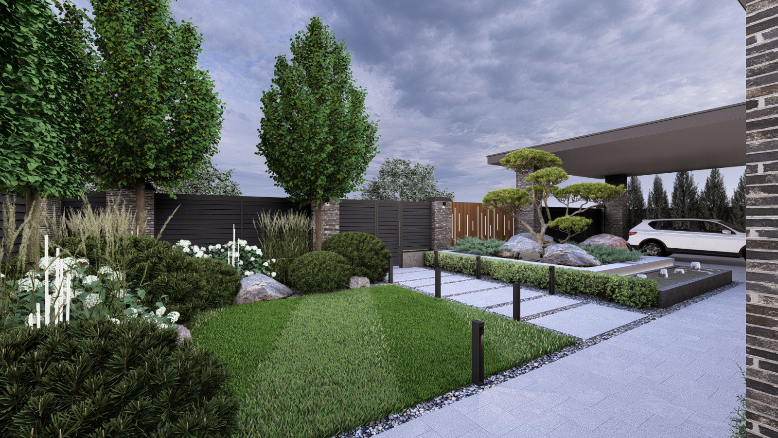 Современный сад в г.Ейск