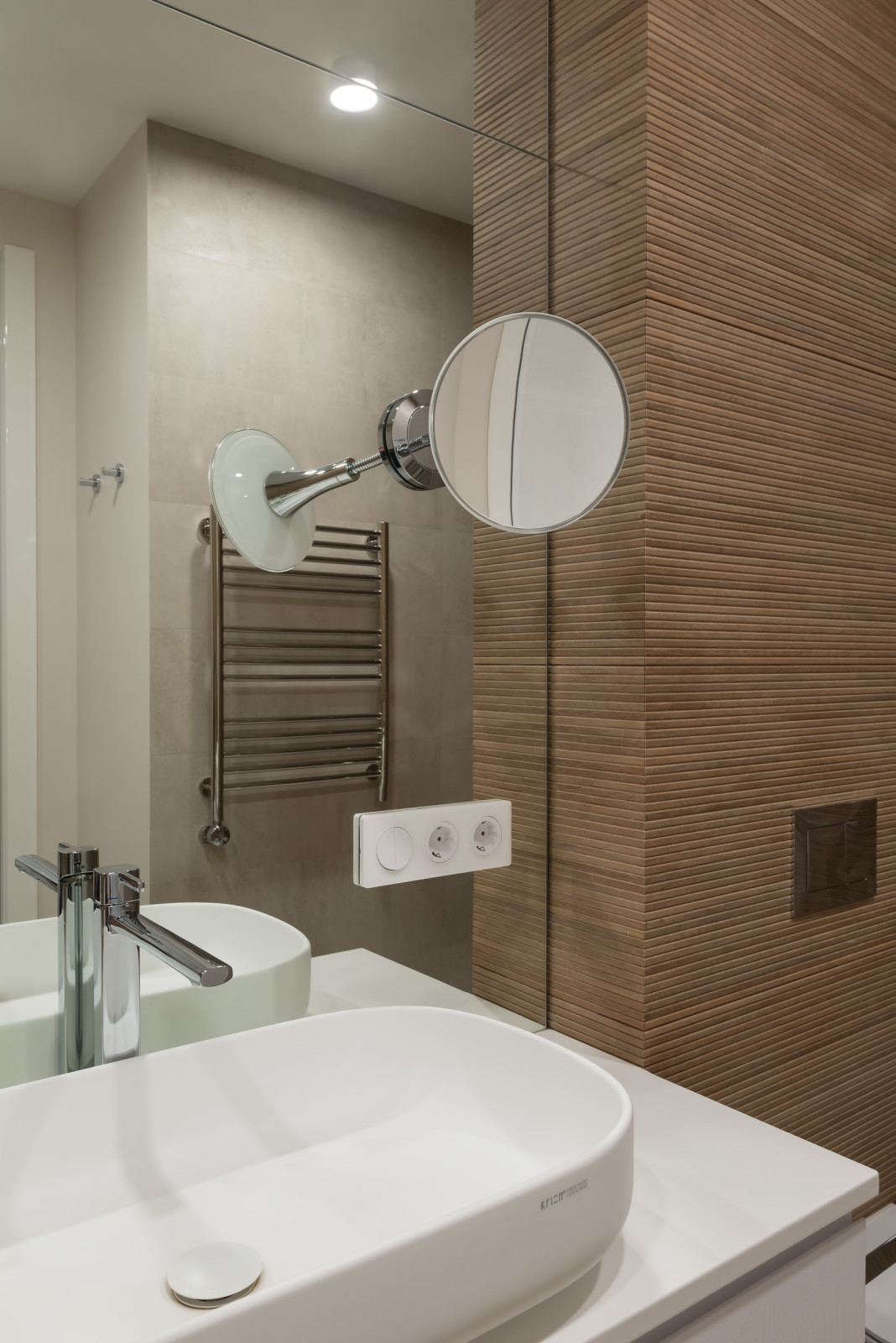 White and Wood Интерьер квртиры в ЖК "Лермонтов" в Ростов-на-Дону