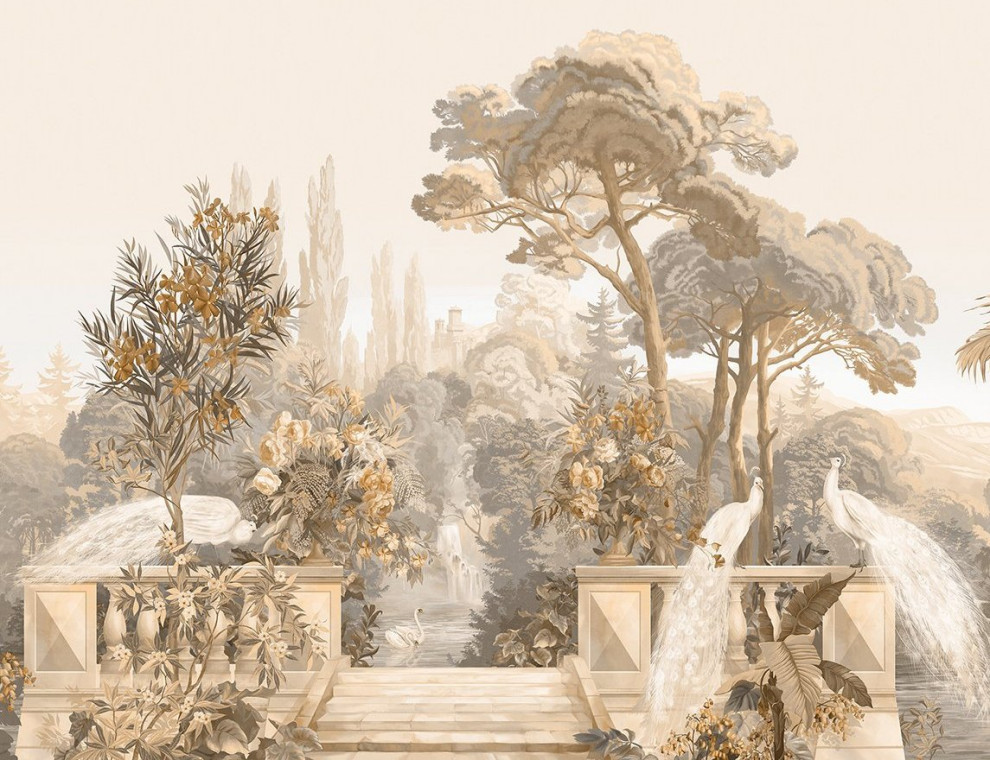 Панно для спальни в проекте "Сады Мавритании"