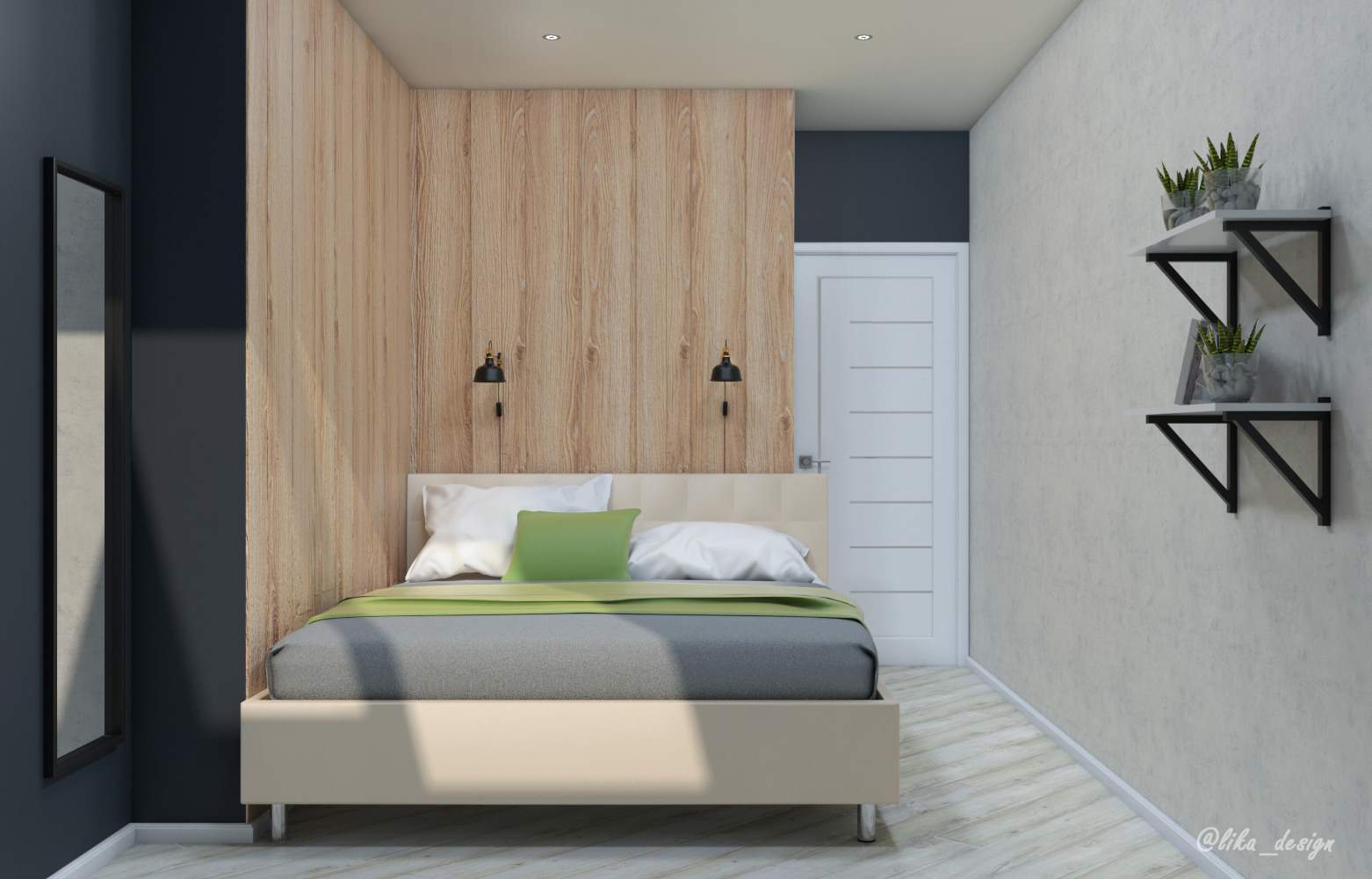 Светлая трёшка для семьи блогера-кондитера ЖК "Горизонт"