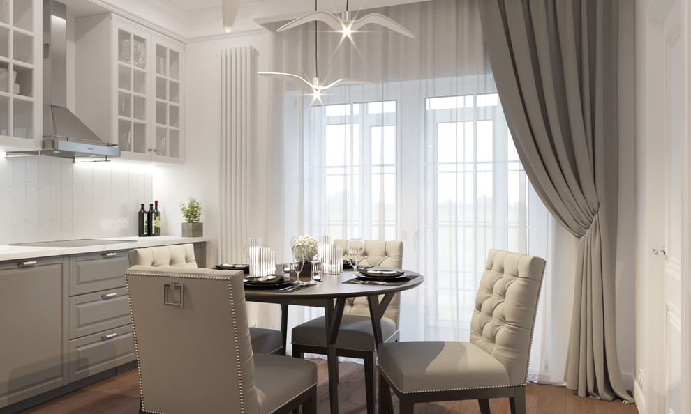 Обложка проекта: Дизайн-проект квартиры в ЖК "ЗИЛАРТ" 45 км.м.