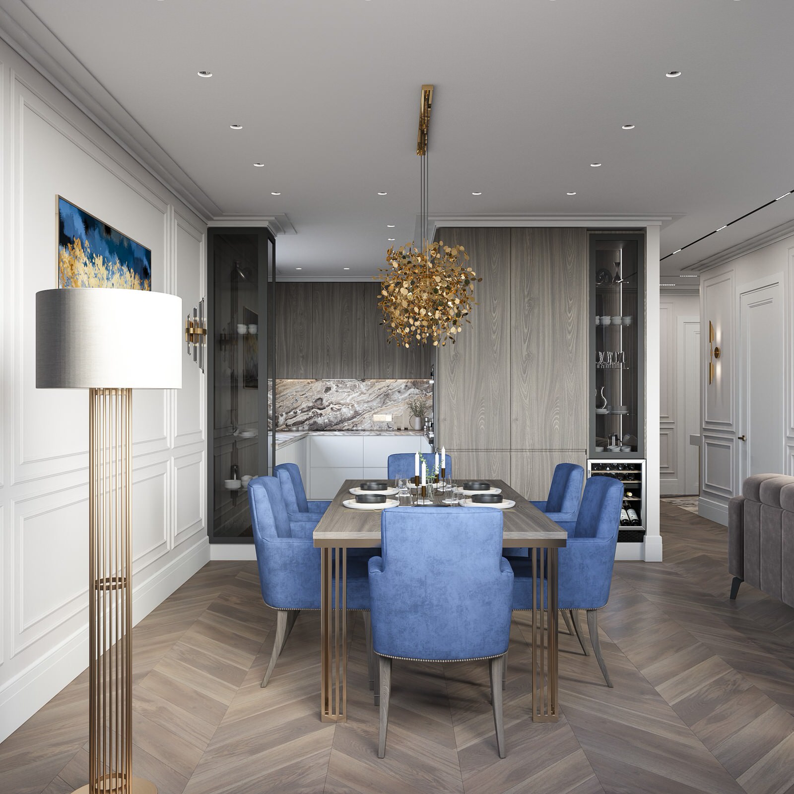 Дизайн-проект квартиры 140 м. кв.