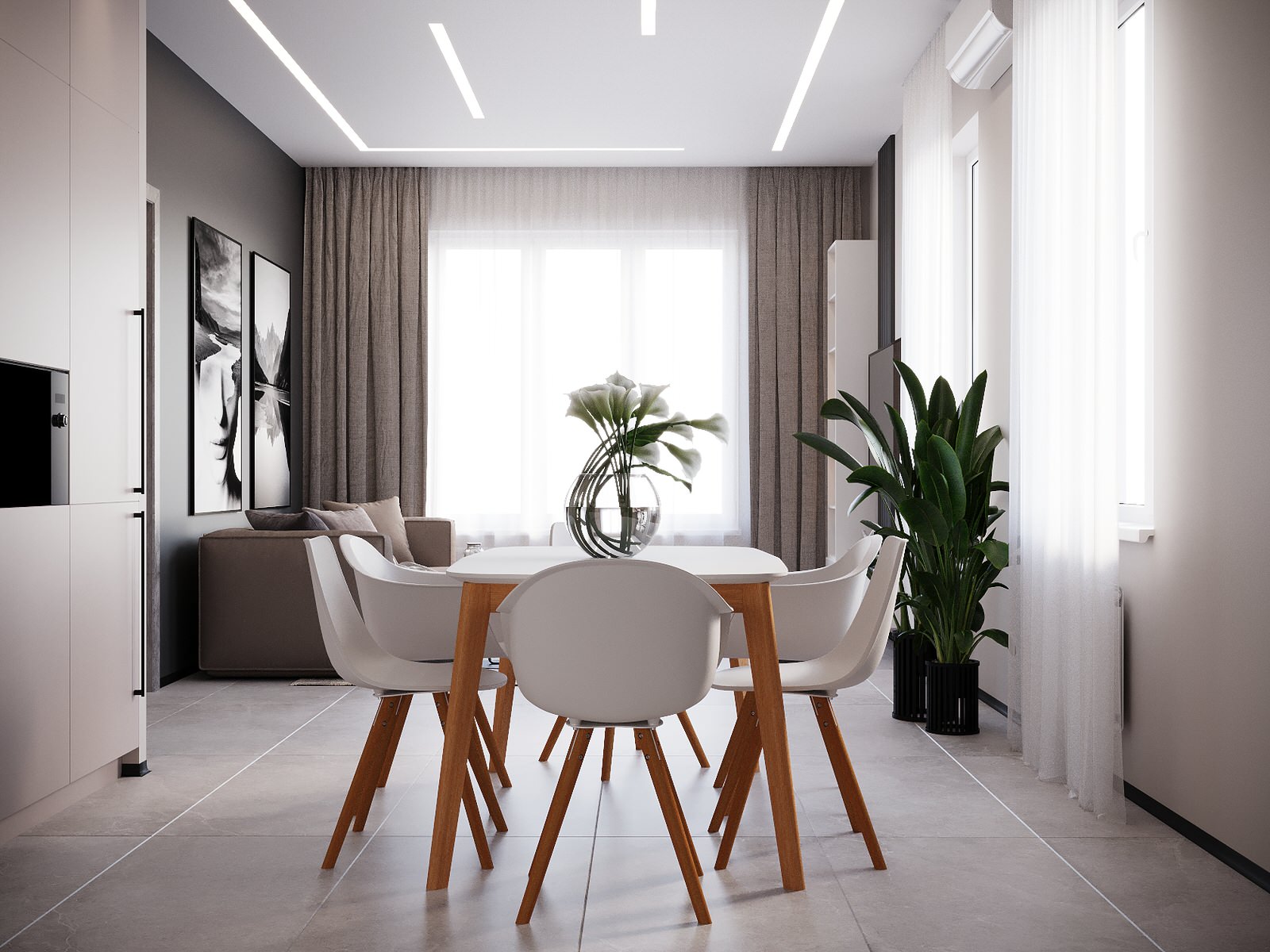 Интерьер частного дома в современном стиле