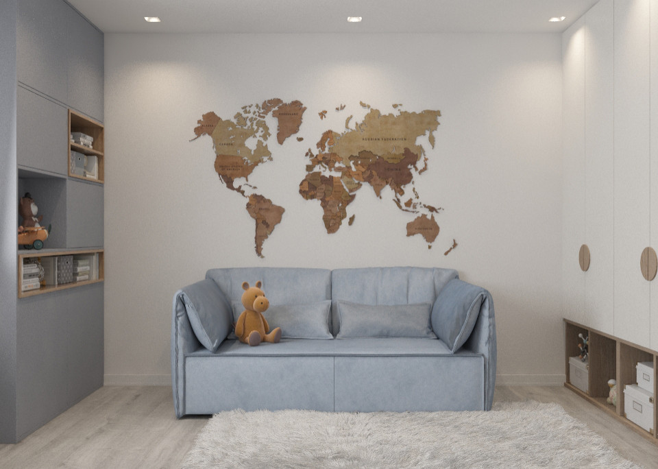 Светлый легкий интерьер для жизни