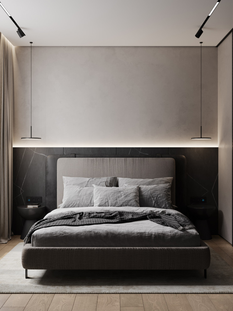 Брутальный современный интерьер, ЖК Румянцево Парк