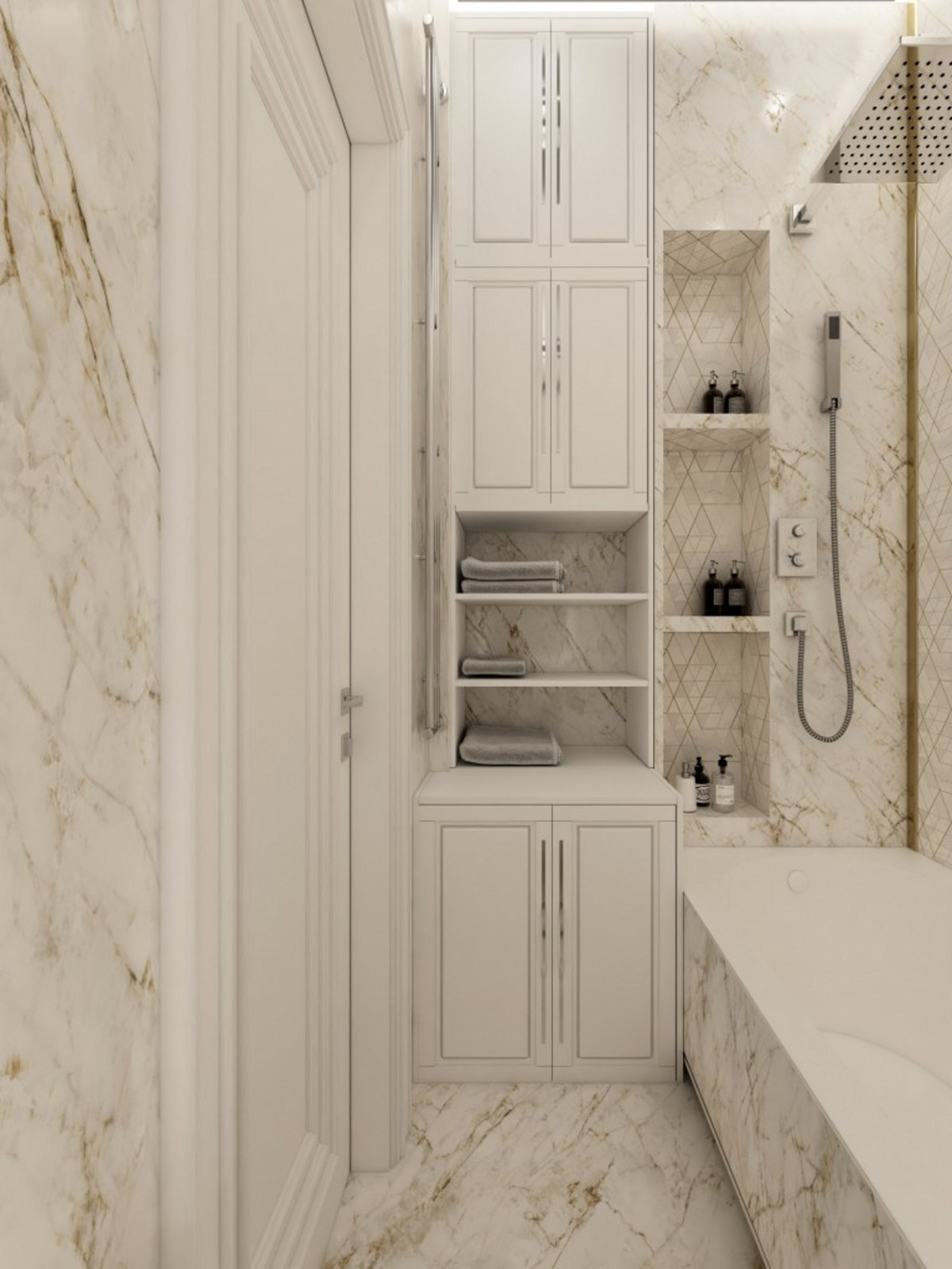 Дизайн-проект  для квартиры 78м2, ул.Трофимова