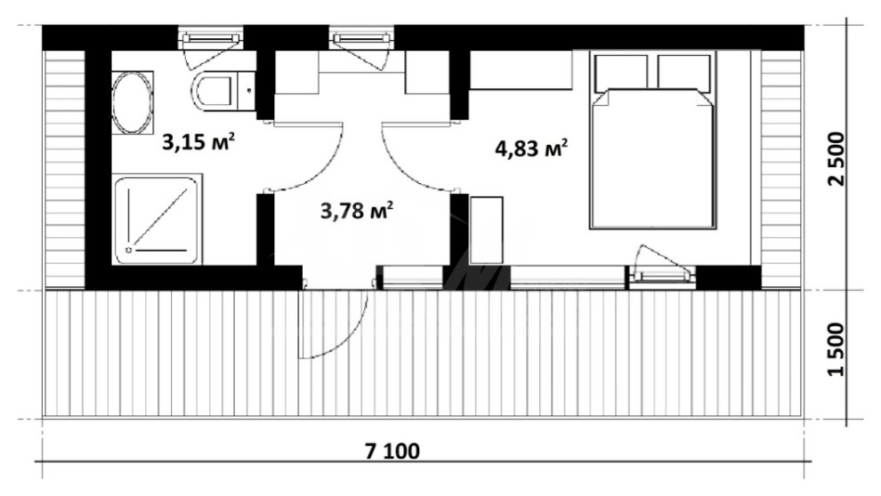 Обложка проекта: Модульный дом "Бриз"