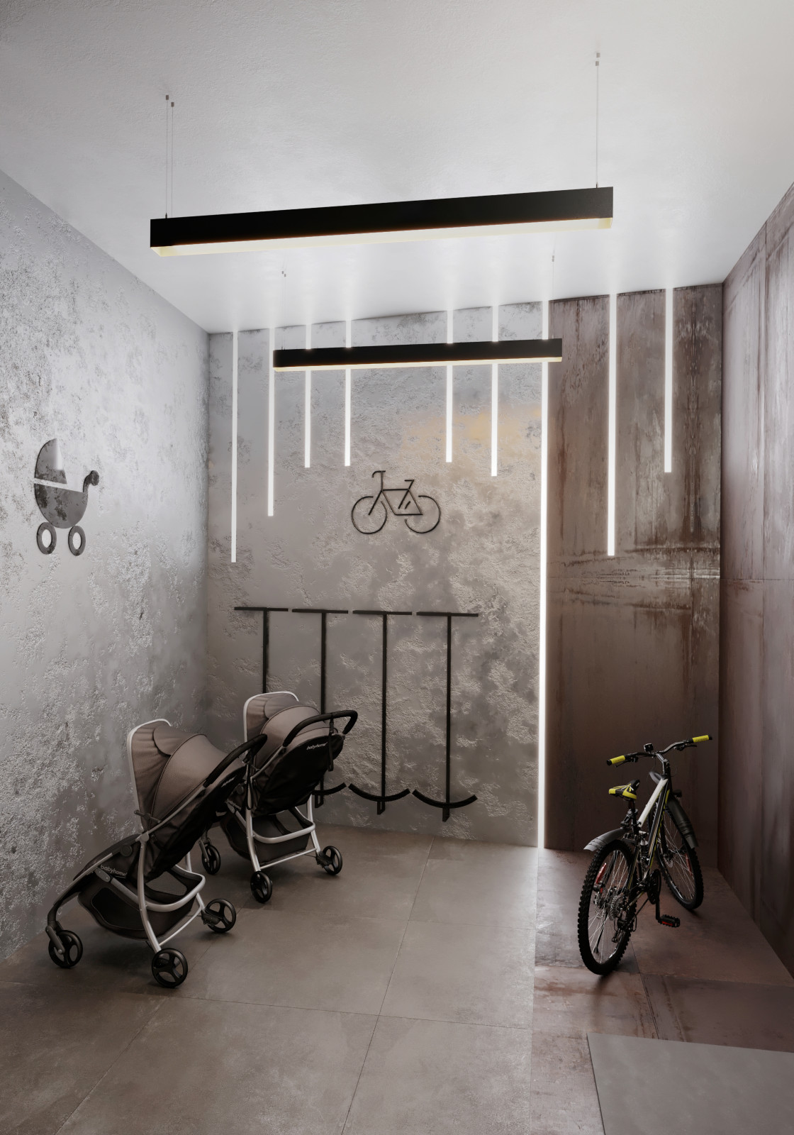 Проект парадной в ЖК Дом на Набережной, Нижний Новгород